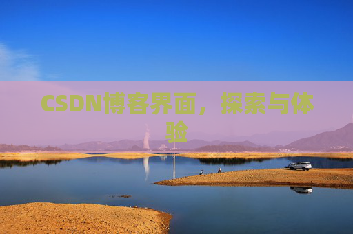 CSDN博客界面，探索与体验